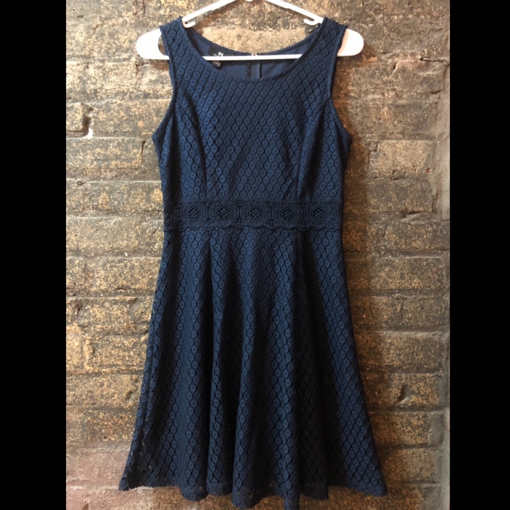 Navy Blue Cocktail Dress